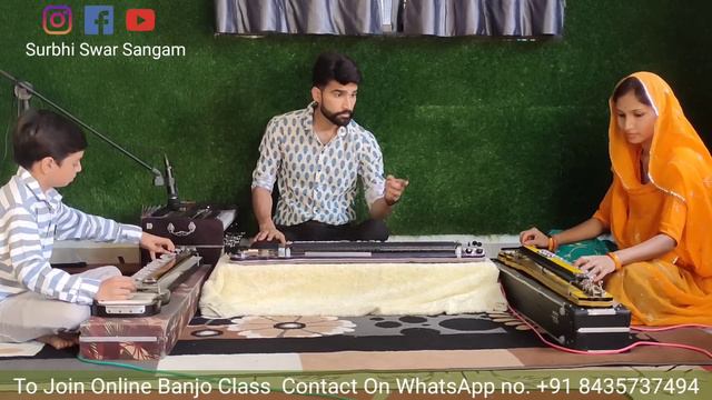 (Banjo, voilin , harmonium) Music | Pardesi Pardesi Jana Nahi | Surbhi Swar Sangam смотреть онлайн