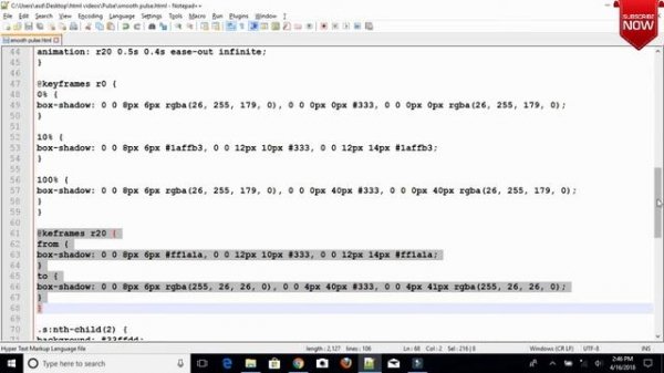 Smooth pulse effect css | Glowing dots Animation | CSS Loading Page Animation Effects