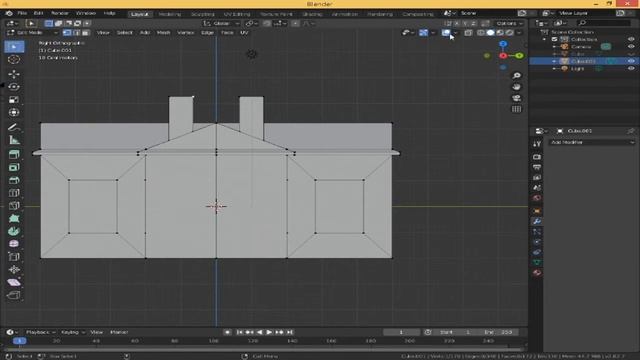 Blender. 2 часть. Инструмент симметрии и ориентация трансформаций.