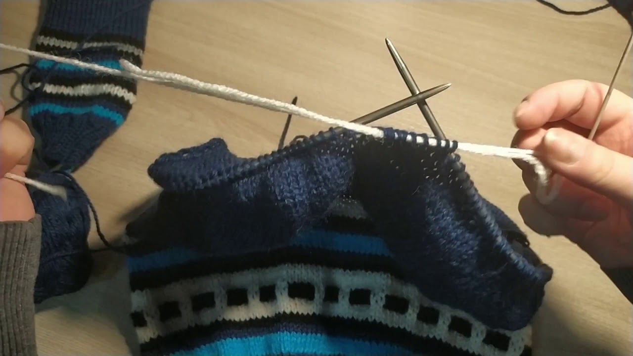 Кофта спицами на 1-2 годика. 2 часть. смотреть онлайн