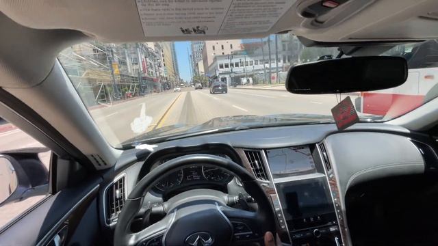 Downtown POV In A Racebox Tuned Infiniti Q50 VR30 смотреть онлайн