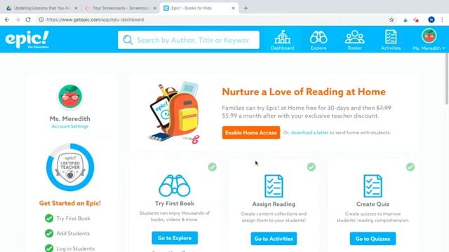 Creating & Assigning Quizzes in Epic! Books смотреть онлайн
