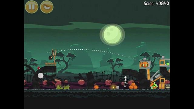 Angry Birds Seasons Ham'o'ween 1-6 Halloween 2012 Hamoween Walkthrough 3 Star смотреть онлайн