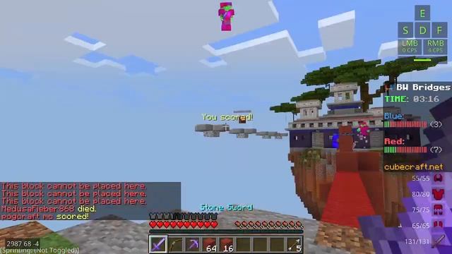DOMINATING CubeCraft Blockwars with new account! смотреть онлайн