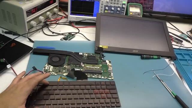 Купил ноутбук с рук, готовь деньги на его ремонт. Acer Nitro 5 ремонт после предпродажной подготовк смотреть онлайн