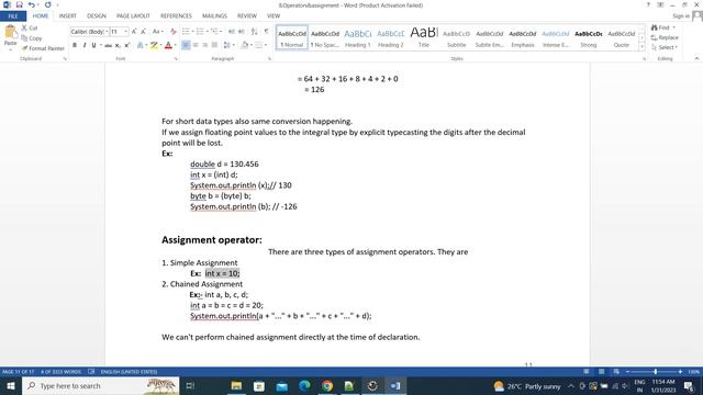 Day 11 full course - Operators and Assignment continue.. смотреть онлайн