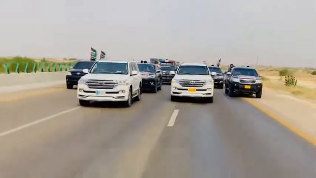 PPP Big Relli Led By PPP MPA Jam Khan Shoro on the Way To Karachi смотреть онлайн