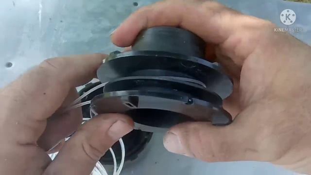 Как намотать леску на шпулю или катушку электро косы, электро триммера смотреть онлайн