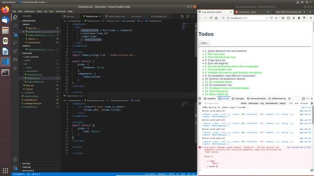 Vue JS Online Kurs [#15] - Slots Teil 2 [TUTORIAL] смотреть онлайн