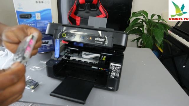 How to Install Ink Cartridges on Epson Printer Epson XP-2200 Wireless Printer смотреть онлайн