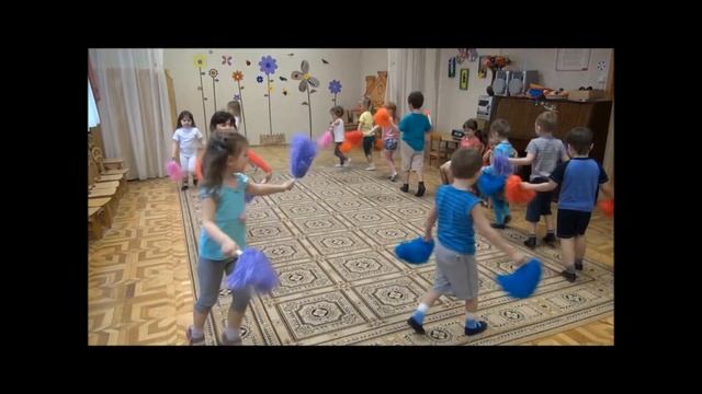 Подвижная игра Бабочки. Ритмика. танцы для детей 3-5 лет смотреть онлайн