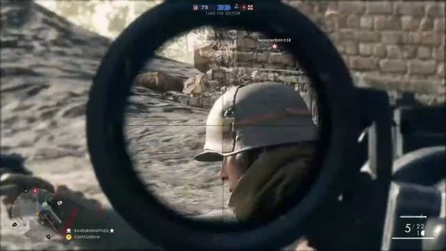 Battlefield 1 Easiest headshot ever смотреть онлайн
