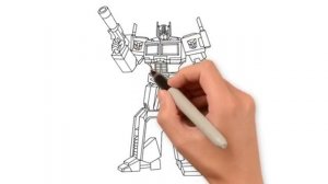 Как нарисовать Оптимуса Прайма | How to draw Optimus Prime