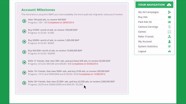 PaidVerts.Этапы развития аккаунта смотреть онлайн