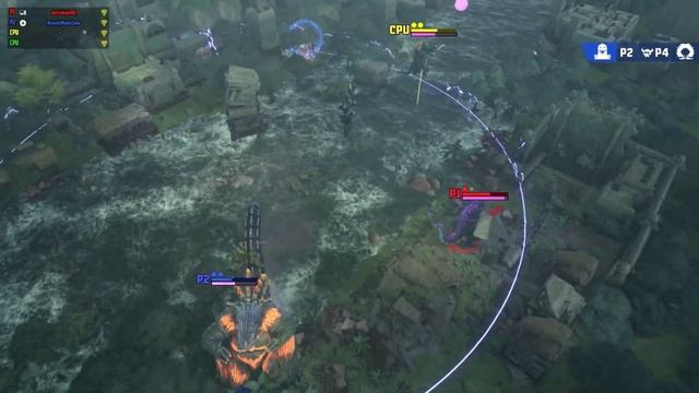 GIGABASH Multiplayer Gameplay #17 Godzilla Gameplay