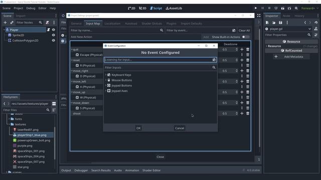 Godot 4 Space Shooter Tutorial #1 - Player Controller смотреть онлайн