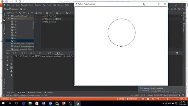 Belajar Menggambar grafik menggnakan Turtle pada Python смотреть онлайн