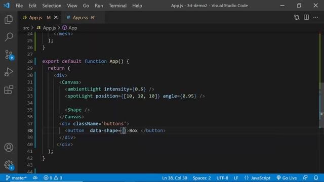 React-three-fiber UI: Create shapes dynamically in react-three-fiber (Primitive placeholder) смотреть онлайн