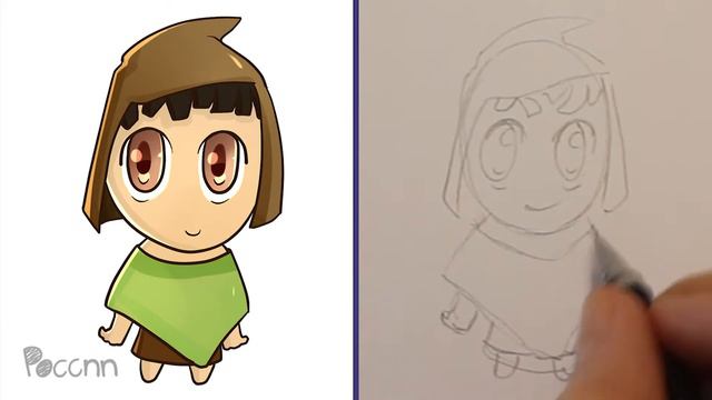 Cómo dibujar a Pacha Chibi (Las Locuras del Emperador) смотреть онлайн