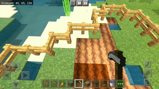 КАК УЛУЧШИТЬ ОГОРОД В ДЕРЕВНЕ В МАЙНКРАФТ BEDROK | УЛУЧШЕНИЕ ПОСТРОЕК