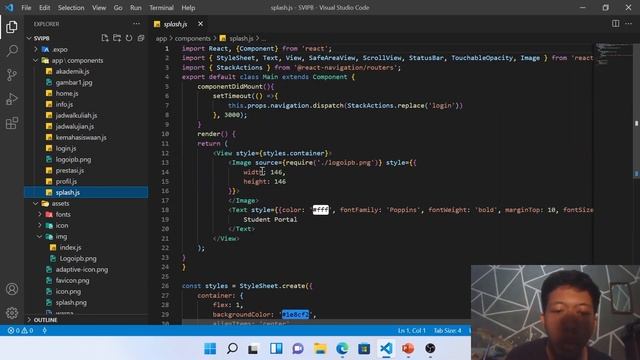 REACT NATIVE APLIKASI STUDENT PORTAL смотреть онлайн