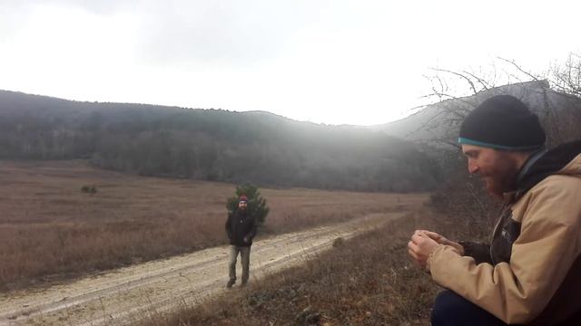 Поля под чаем вокруг Мангуп кале... смотреть онлайн