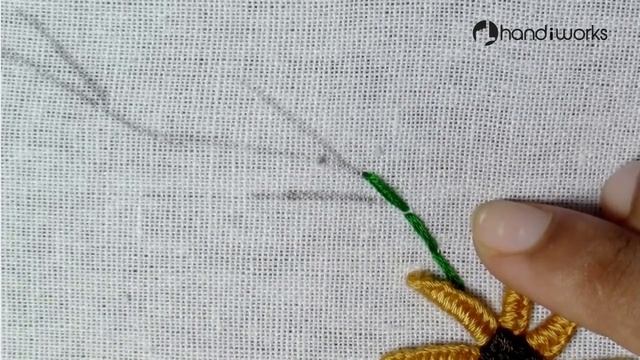 Hand Stitches | Buttonhole Bar Stitch | HandiWorks #28 смотреть онлайн