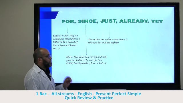 Anglais 1ère Bac: Present Perfect Simple Quick Review and Practice смотреть онлайн