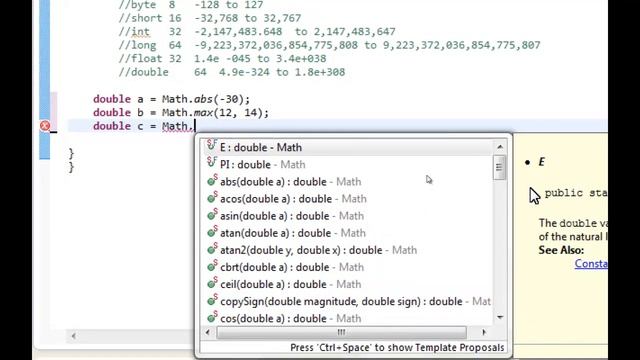 How to Java Tutorial 16 Math Class methods смотреть онлайн