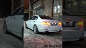 Громкий стреляющий выхлоп на BMW 520i F10