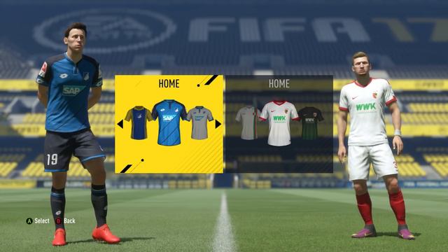 FIFA 17 - All Bundesliga Teams & Kits смотреть онлайн