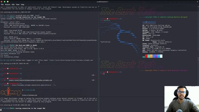 How can read DATABASE of any website | SQL Map | Cybersecurity смотреть онлайн