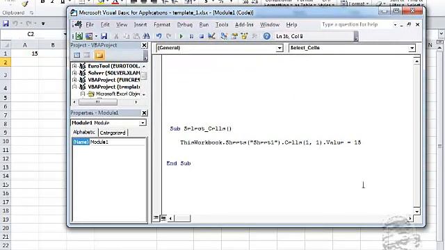 MicroComputer Apps Excel Tutorial 3: Using the Cells Property to Copy Cells смотреть онлайн