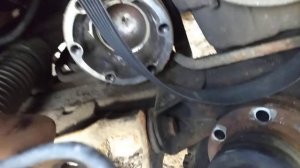 снятие генератора Вито 638 612  980  cdi 115 A.