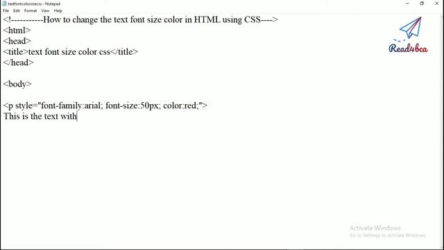 How to change the text font, size, color in HTML using CSS смотреть онлайн