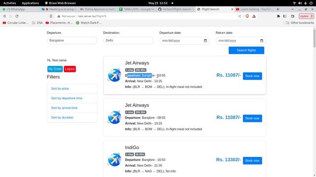 Flight search and book demo - project download - PHP смотреть онлайн