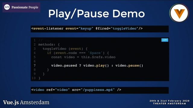 Rolf Haug - Application Shortcuts with a Renderless Event Component - Vue.js Amsterdam 2020 смотреть онлайн