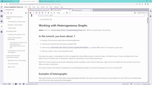 PyTorch: Node Classification w/ Graph Neural Network on DGL for GCN смотреть онлайн