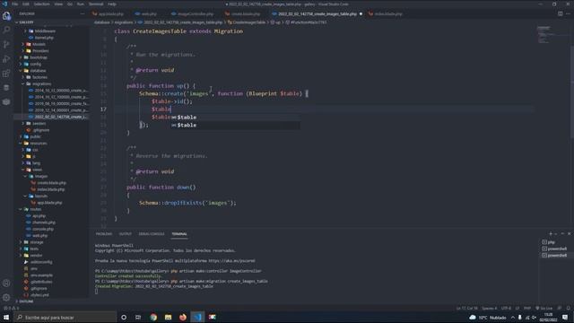 Como crear una GALERIA de imagenes con Laravel 8 y mysql - Como subir imagenes al servidor смотреть онлайн