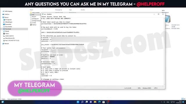 Pancakeswap Sniper Bot +5BNB per day | Pancakeswap Bot | Free download смотреть онлайн