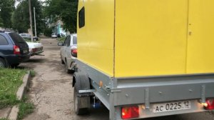 Автодом на прицеп. Первый выезд