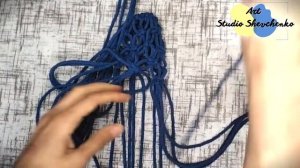 Авоська для бутылки Macrame DIY урок - макраме смотреть онлайн