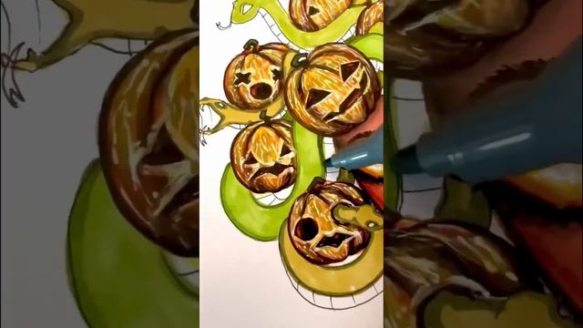 Рисую Горгону спиртовыми маркерами #shorts #tiktok #скетч #рисунок#illustration #sketch #скетчинг смотреть онлайн