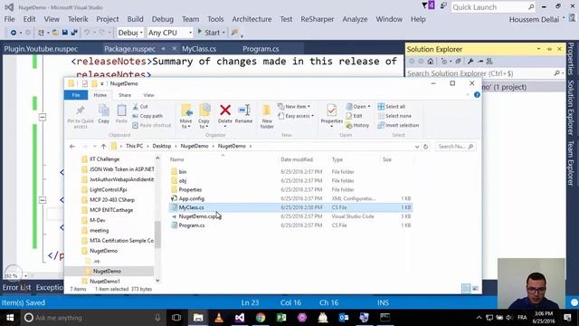 How to Create Nuget Packages смотреть онлайн