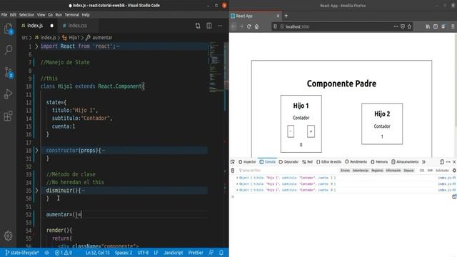 ? 【 State and Lifecycle 】 ▷ setState y Ciclo de Vida - Curso de REACT JS desde CERO 4 en Español ◁ смотреть онлайн