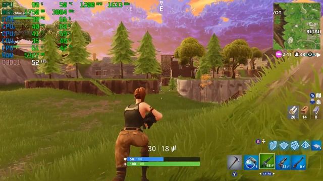 Fortnite | GT 1030 2GB + i5-2310 + 8GB RAM смотреть онлайн