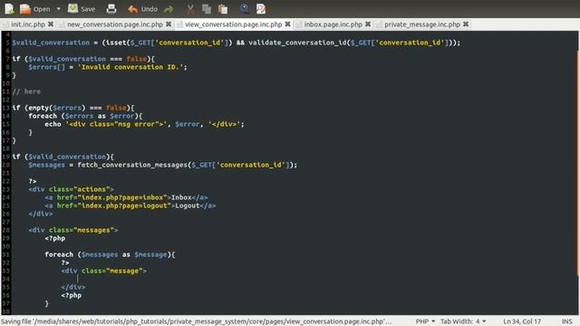 PHP Tutorial Private Message System part 14 смотреть онлайн