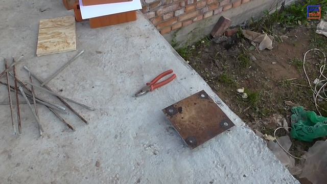 Делаем навес над крыльцом на металлических столбах - ДомТвой смотреть онлайн