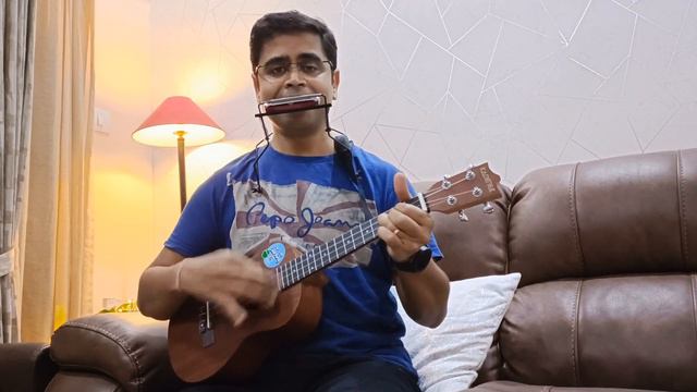 Hai apna dil - Ukulele and Harmonica cover - Avinash смотреть онлайн