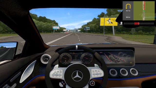AMG GT63s 2019 года. 220 км/ч по городу?! смотреть онлайн